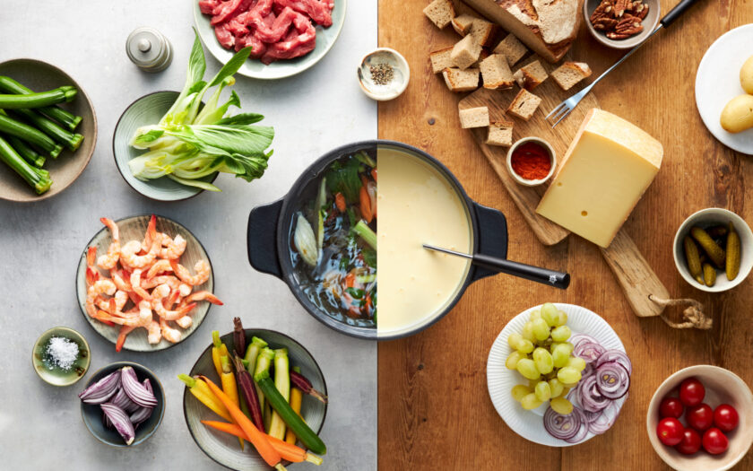 2in1 Fonduegabel BLACK Duo Fondue 1